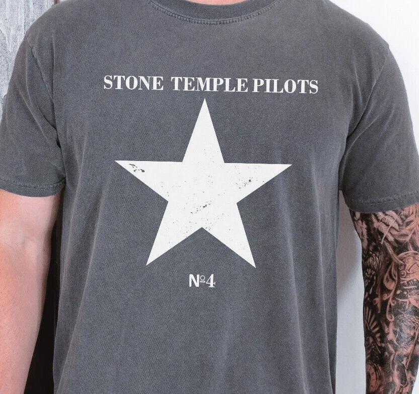 

Stone Temple Pilots No. 4 Album T-Shirt Rock Band on Comfort Colors 1717 Tee 4XL