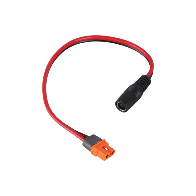32cm XT60I Female To DC7909 Female Connectors Cable for Solar Panel and Portable Energy Storage Devices