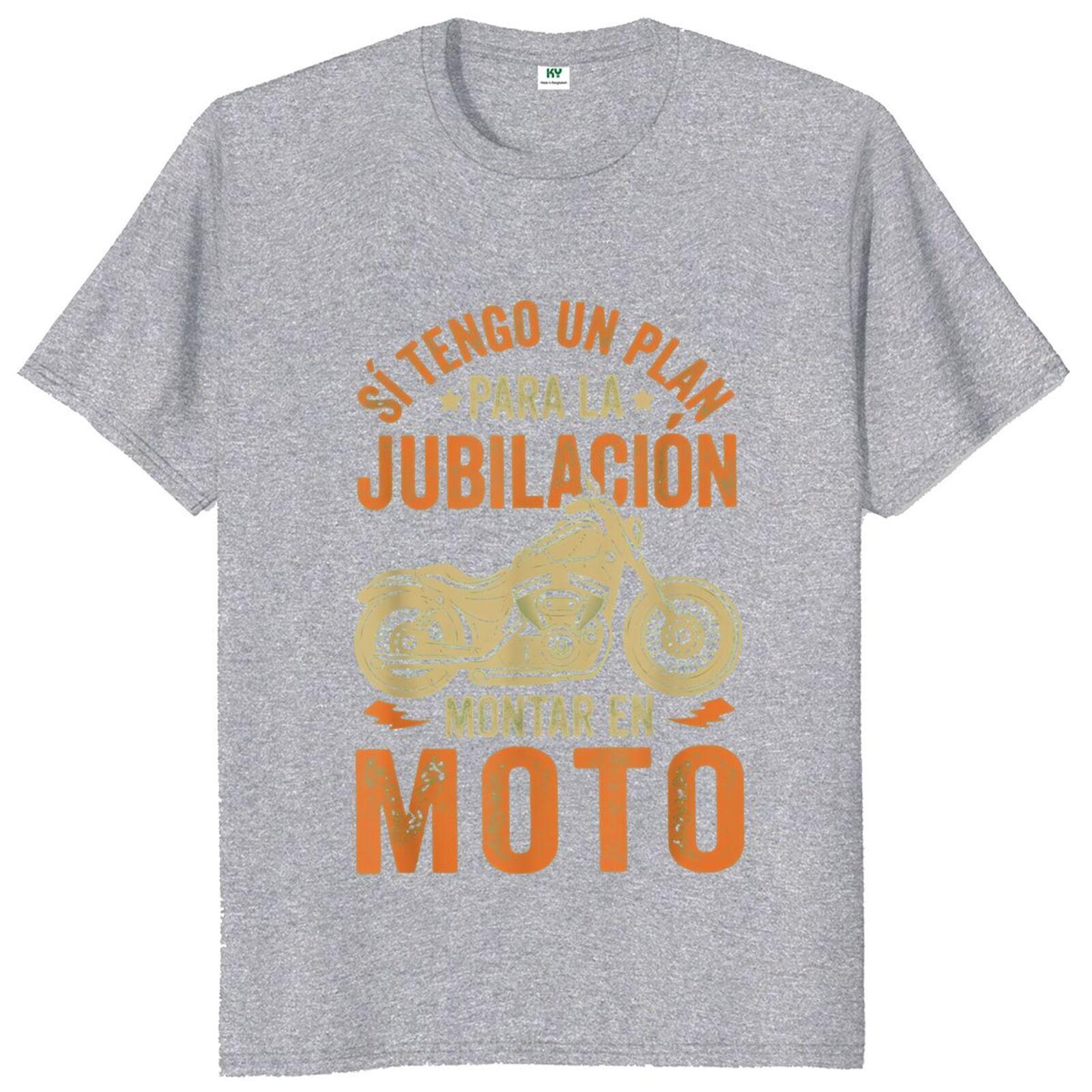

Retro Some Go To Therapy I Go By Motorcycle Tshirt Spanish Motorcyclist Papa Dad Gift Tops Pure Cotton Summer T Shirts 4XL