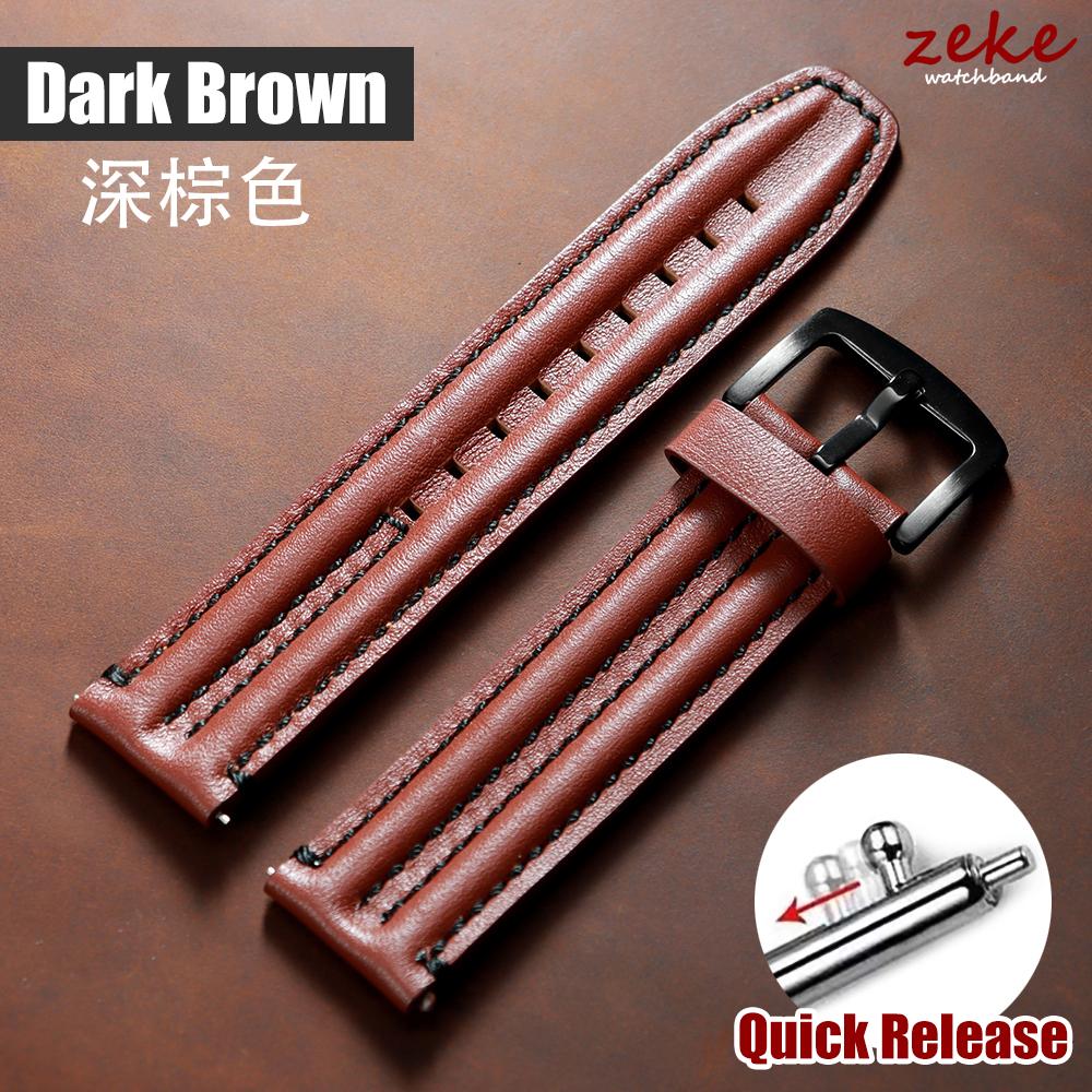 20mm 22mm 24mm Genuine Cowhide Strap for Seiko Watch Band Vintage Leather for Omega Quick Release Bracelets Women Men Wrist Belt