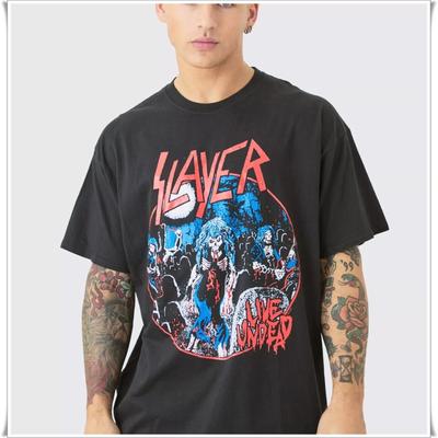 Slayer Live Undead T-shirt - Klassiek Metal Band Grafisch T-shirt - Maat S tot 5XL