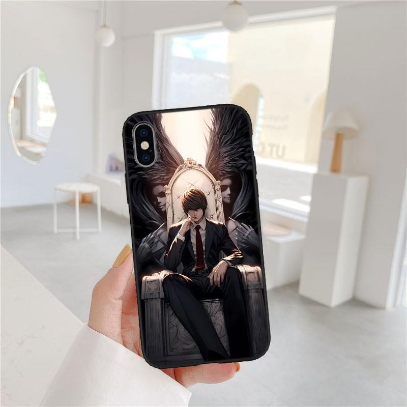 CJ32 Death Note Ryuk kira Soft Shell Phone Case for Redmi Note 10 11 12 Pro Max 10S 10C 10T 11A 11S 12S 12C