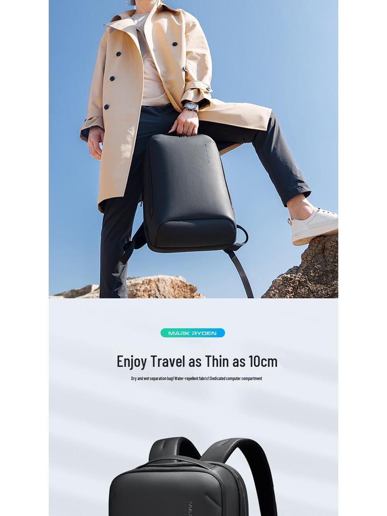 Mark Ryden Water-resistant Men's Business Laptop Backpack