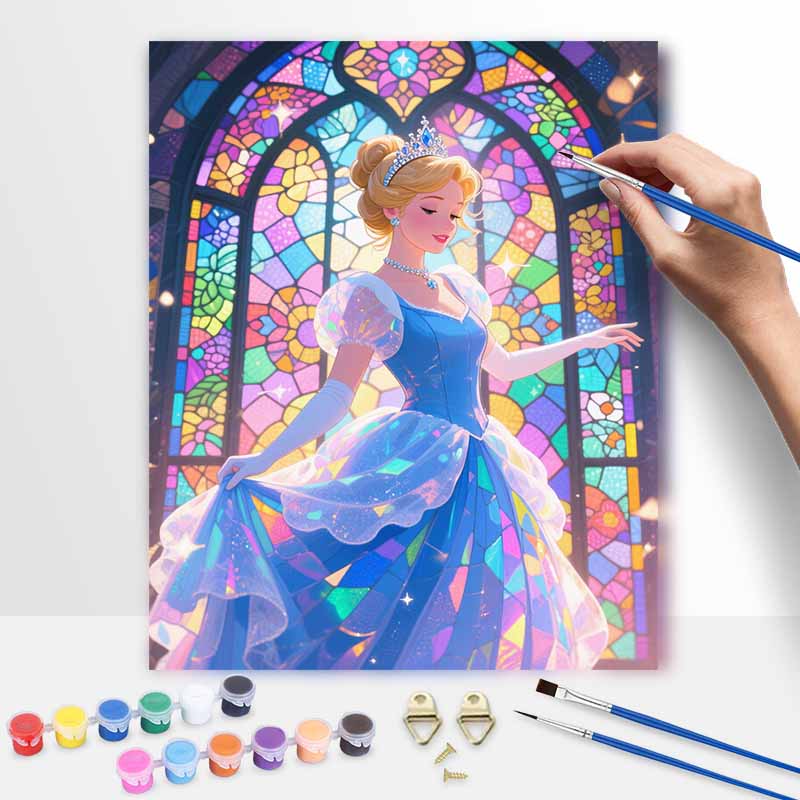 Disney Oil Painting Hand Painting Coloring Painting Handmade Diy Home Decoration Gift