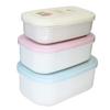 Warm and fluffy antibacterial 3-pack nesting lunch box
