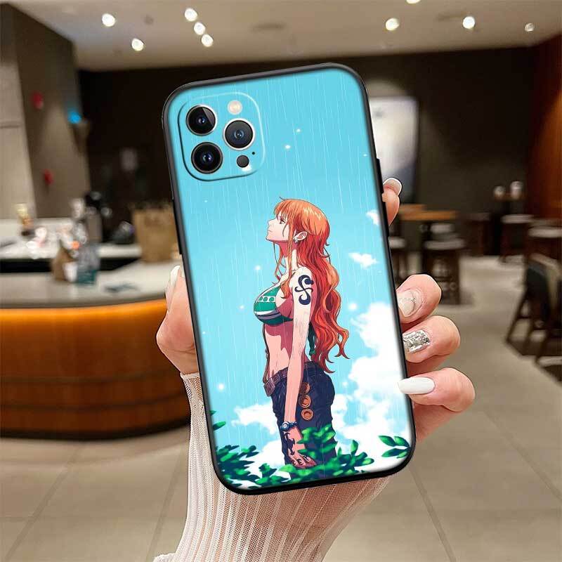 One Piece Nami Phone Case for Samsung S20 S21 S21S S22 S23 S24 FE Ultra Plus Lite F06 F16 M06 M16 M56 A07 A17 A36 A37 A55 A57