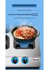Zhigao Commercial Multi-Head Natural Gas Stove - 4-Burner with Clay Pot & Flameout Protection