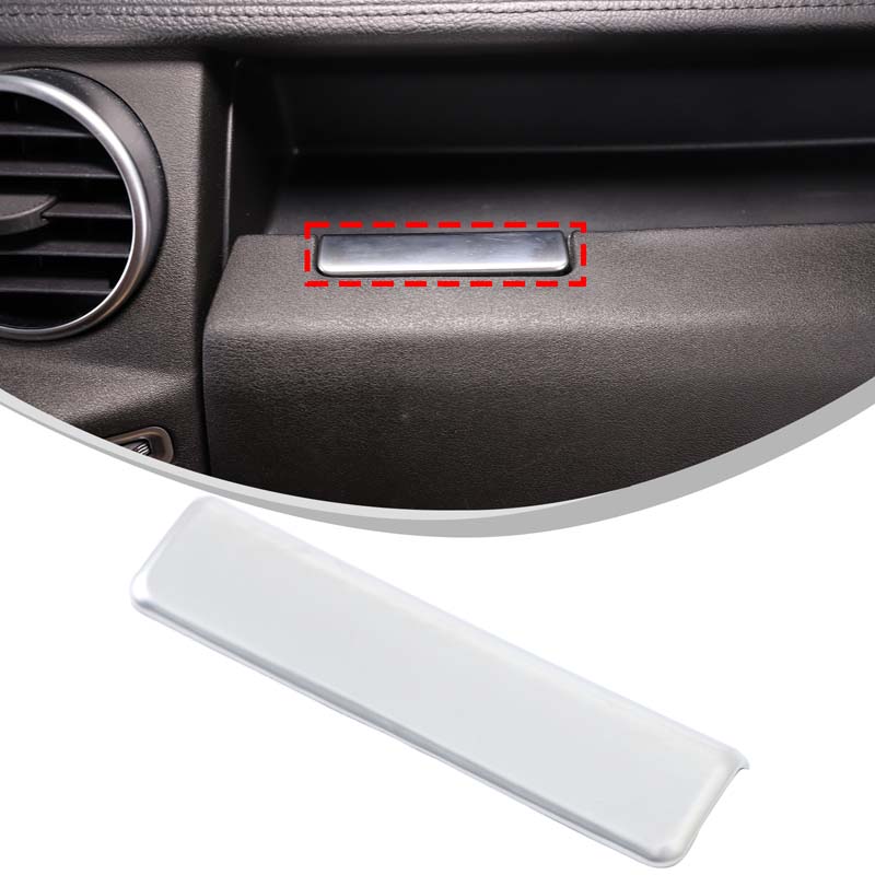 Car Glove storage box Cover Trim Co-pilot Storage Compartment Panel Stickers For LandRover Discovery 4 LR4 2010-2016 Accessories