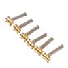 6Pcs Brass Saddles Set for TL Tailpiece Telecaster Electric Guitar Replacement Parts