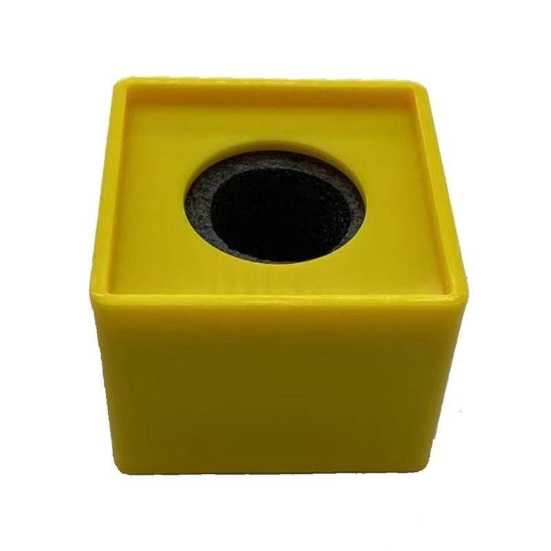 Professional Mic Station Base Portable Square Block Anti Scratch Multiple Color Selection for Streaming Setups