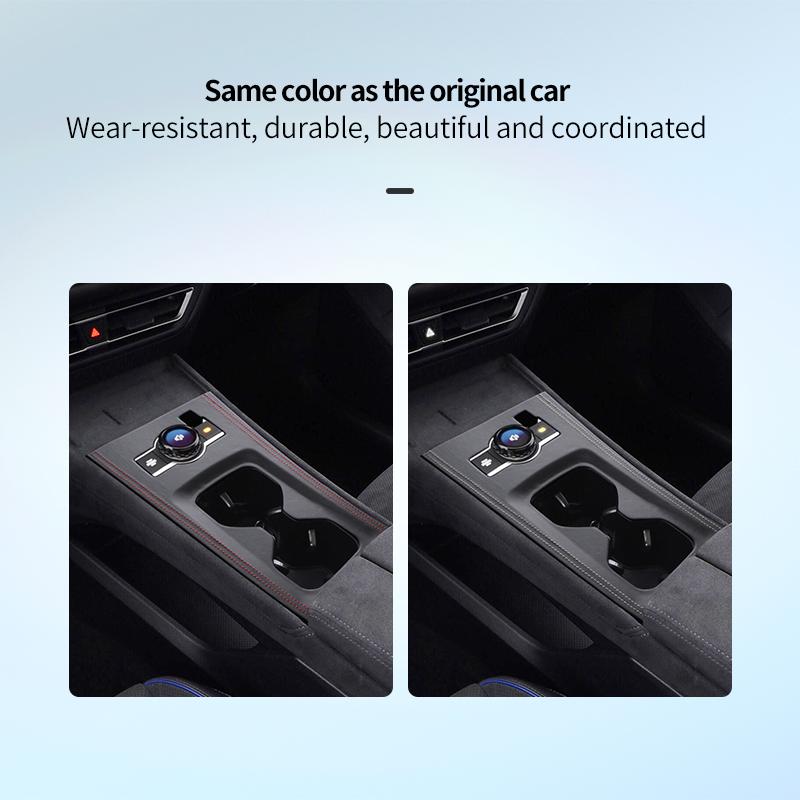 For Volkswagen VW Tiguan L PRO 2025 Car Central Control Panel Cover Suede Leather Car Interior Protective Mat