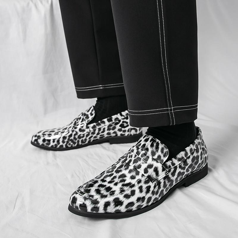 Fashion Fashion Men Loafers Leather Dress Shoes for Men Casual Shoes Moccasins Breathable Mens Shoe Men Driving Footwear Comfort Flats