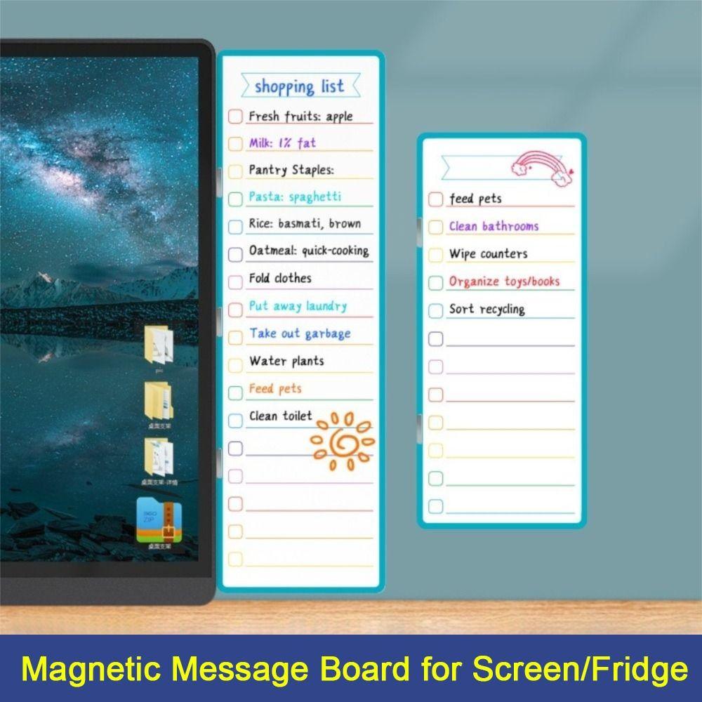 Whiteboard Surface Monitor Message Board Baked Paint Board Computer Note Board  Desktop Monitor