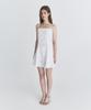 NOT YOUR ROSE Floral Flare Dress (White)