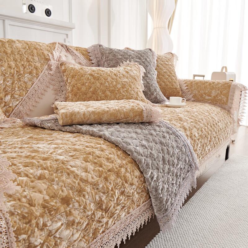 

Современный минималистский легкий роскошный бархатный диван-подушка, всесезонный универсальный нескользящий диванный чехол, ткань для гостиной, подушки, ткань 30x50cm pillowcase верблюд