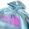 North Blue Halfdome Pullover Steel Size M [The Face] Women's Fleece-Lined Hoodie, Blue, [Used]