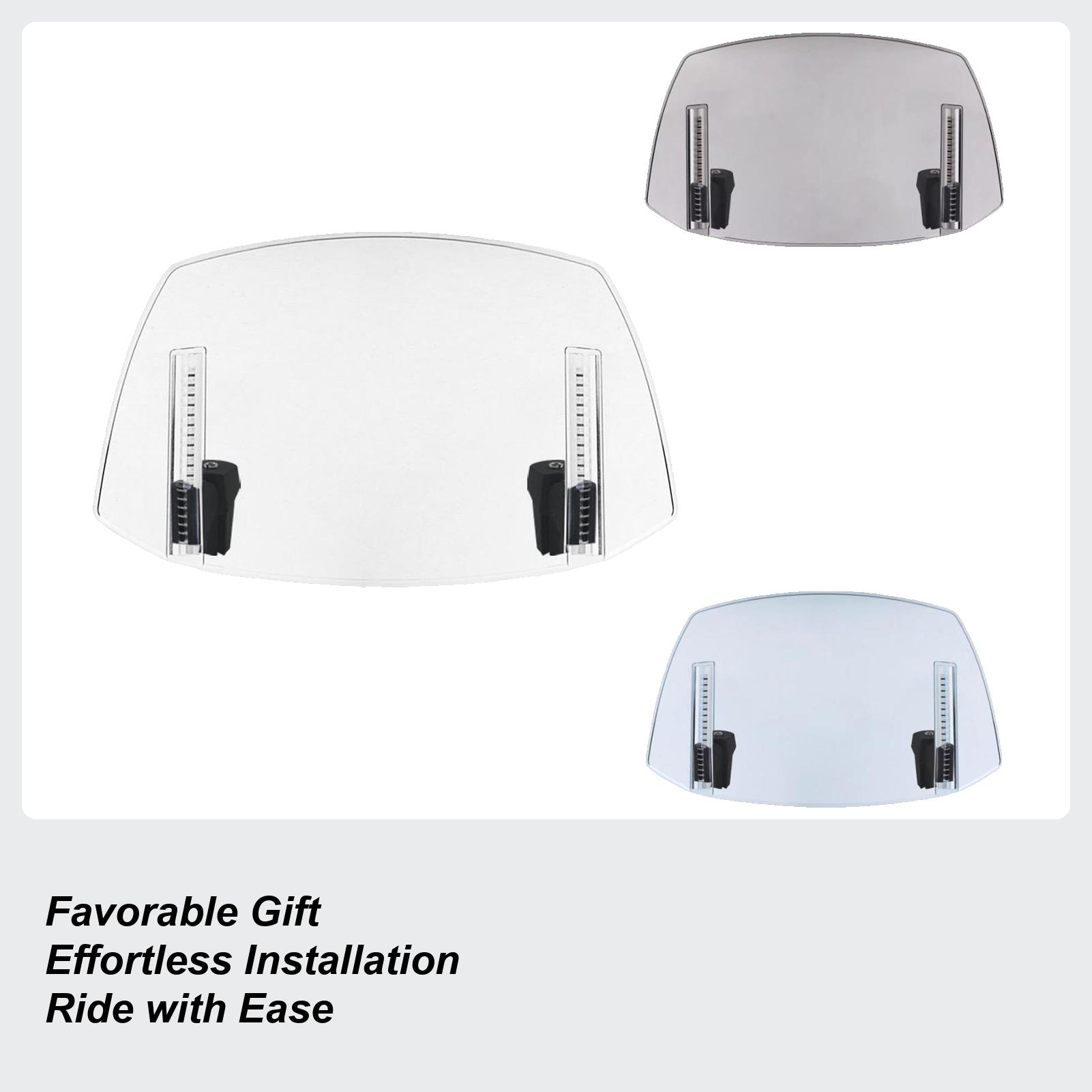 Motorcycle Windshield Extension Motorcycle Modification Parts Adjustable Motorcycle Windscreen Extender Spoiler Motorcycle CHINA