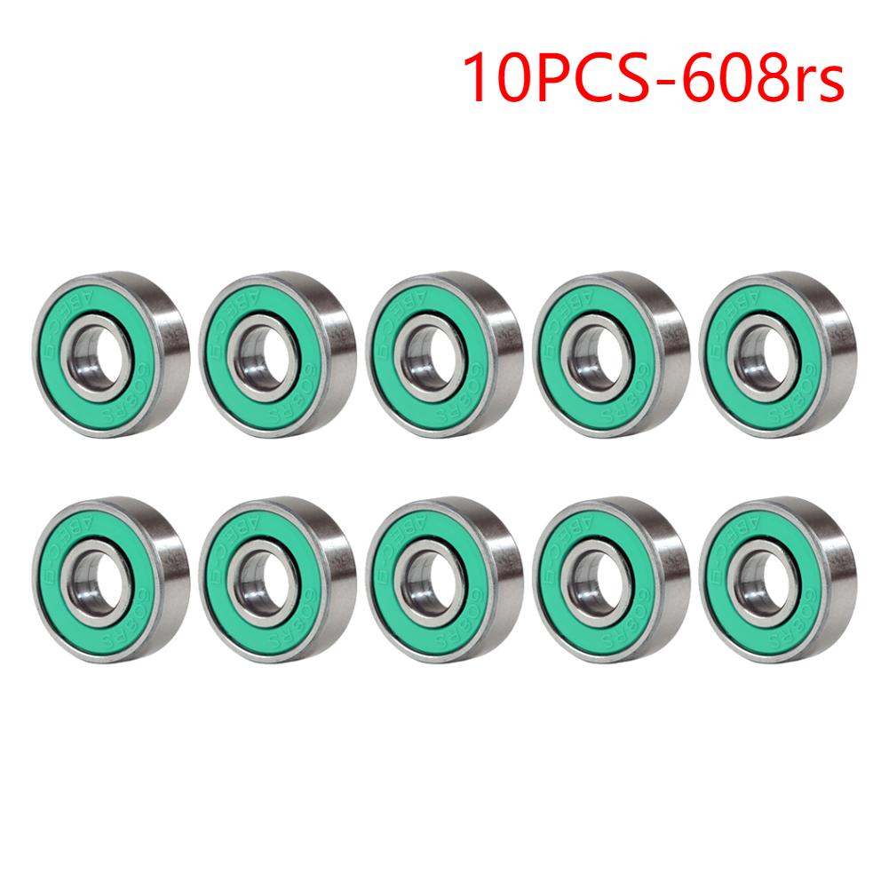 20/10pcs Ball Bearings 608zz/608rs ABEC-9 Miniature Bearings Deep Groove Inline Roller Skate Bearing Carbon Steel for Skateboard