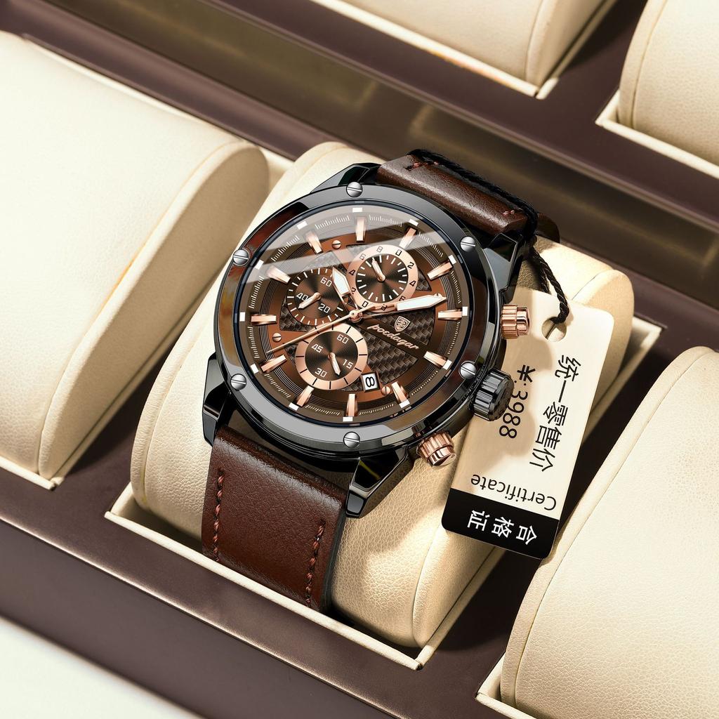 Multifunctional Men'S Watch Casual Fashion Quartz Watch