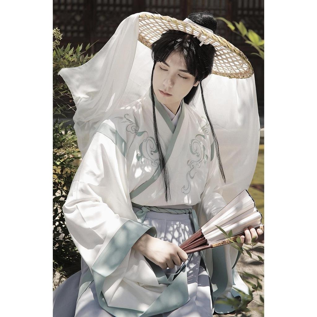 Chinese Wei And Jin Dynasties Style Hanfu Couple Suit
