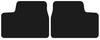 Rear Floor Mats For Opel Astra G Cabrio, Coupe, Bertone 1998-2009