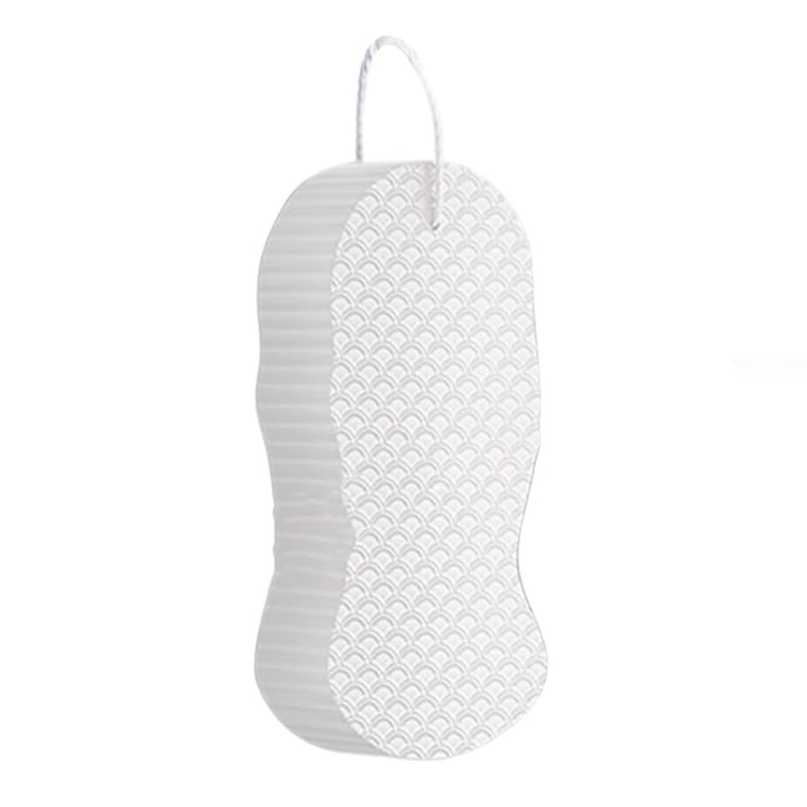 

2Pcs Sponge Body Massage Scrubber 3D Soft Exfoliating Cleaning Shower Brush Reusable Dead Skin Remover Tool Relax Peeling Sponge белый