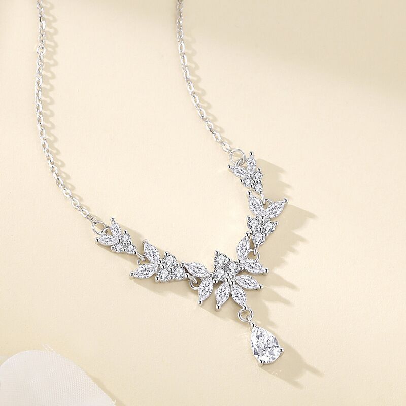 Summer New Romantic Wheat Spike Collarbone Necklace Women's Light Luxury Minimalist High-End Pendant
