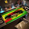 Bob Marley Gaming-Mauspad Tastaturmatte Computertischmatte Rutschfester Gummiunterseite Büro- und Gaming-Schreibtischdekoration
