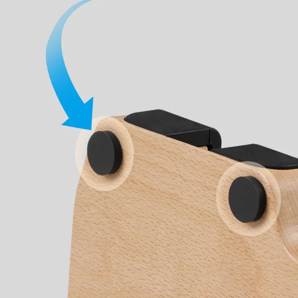 Wooden Coffeeware Portafilter Tamper Stand Convenient Tamper Mat Presser Holder  Home