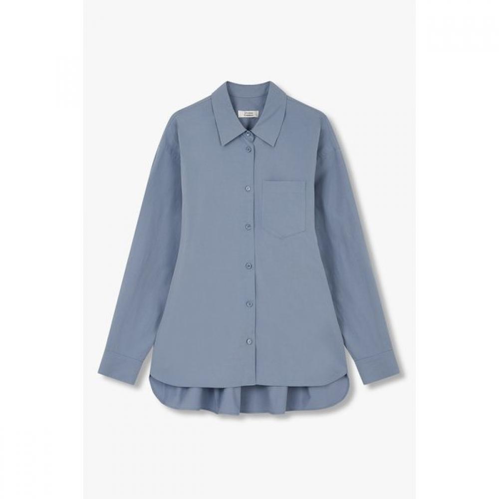 Studio Tomboy Oversized Shirt With Back Button Detail  9105121101 