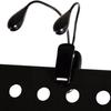 Ahvqevn 2-Piece Music Stand Light, Clip-on LED Book Light, Dual Arm Reading Light for Reading In Bed, 360-Degree Adjustable Clip