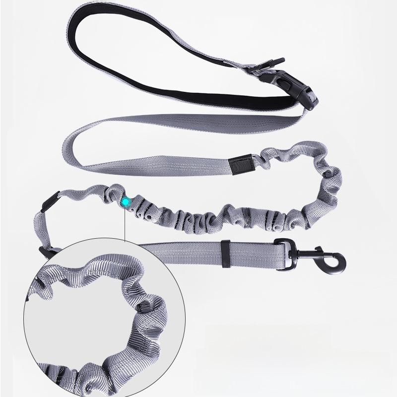 Laisse et corde de course multifonctionnelle et élastique antidéflagrante pour chien BOSKITTEN