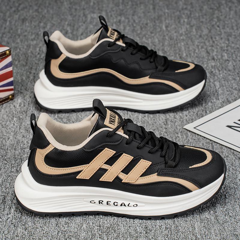 

Новые мужские модные повседневные спортивные кроссовки для мальчиков и студентов, трендовые мужские удобные дышащие кроссовки для отдыха, большой размер 39-50 39 белый/чёрный