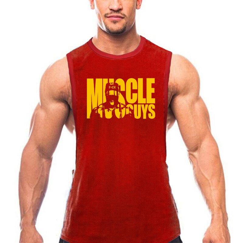 Do The Work  Summer New Brand Men's O-neck Fashion Casual Summer Mesh Quick-drying Bodybuilding Fitnesss Workout Tank Top