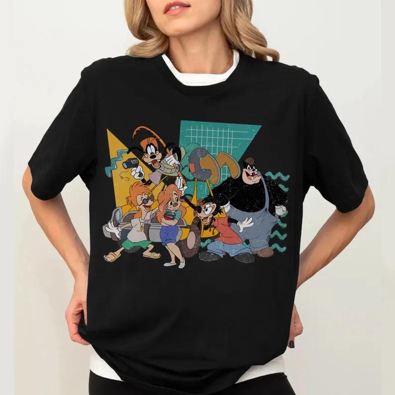 Cute A Goofy Movie Characters T Shirt Unisex 9 S