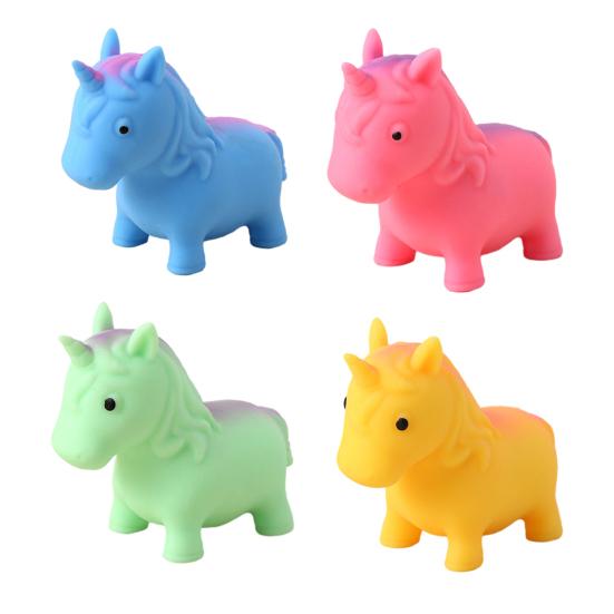 Flour Filling Horse Squeeze Toy Stretchy Slow Rebound Simulation Pony Fidget Toy Soft Animal Shape Sensory Pinch Toy