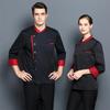 Western Style Chef Jacket Breathable Kitchen Work Clothes Unisex Chef Uniform  Restaurant Kitchen