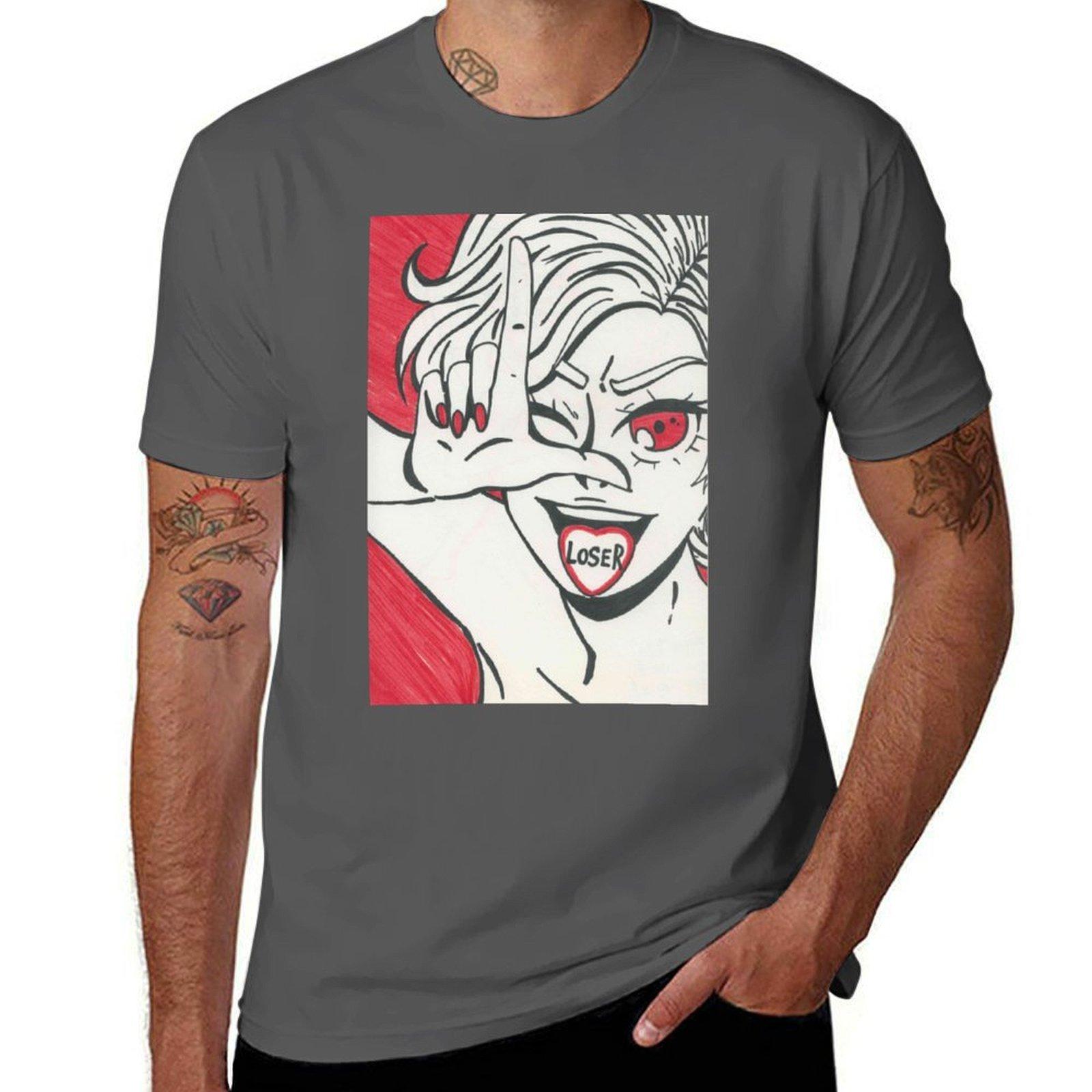 

Loser! T-Shirt t shirt man cotton t shirts cotton 100% cotton t shirt man T-Shirt 4XL