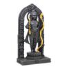 Ram Lalla Idol, 10,16 cm Höhe, Schwarz, 3D-gedruckt, UV-Harz, Hinduistische Religionsstatue von Lord Rama Ayodhya
