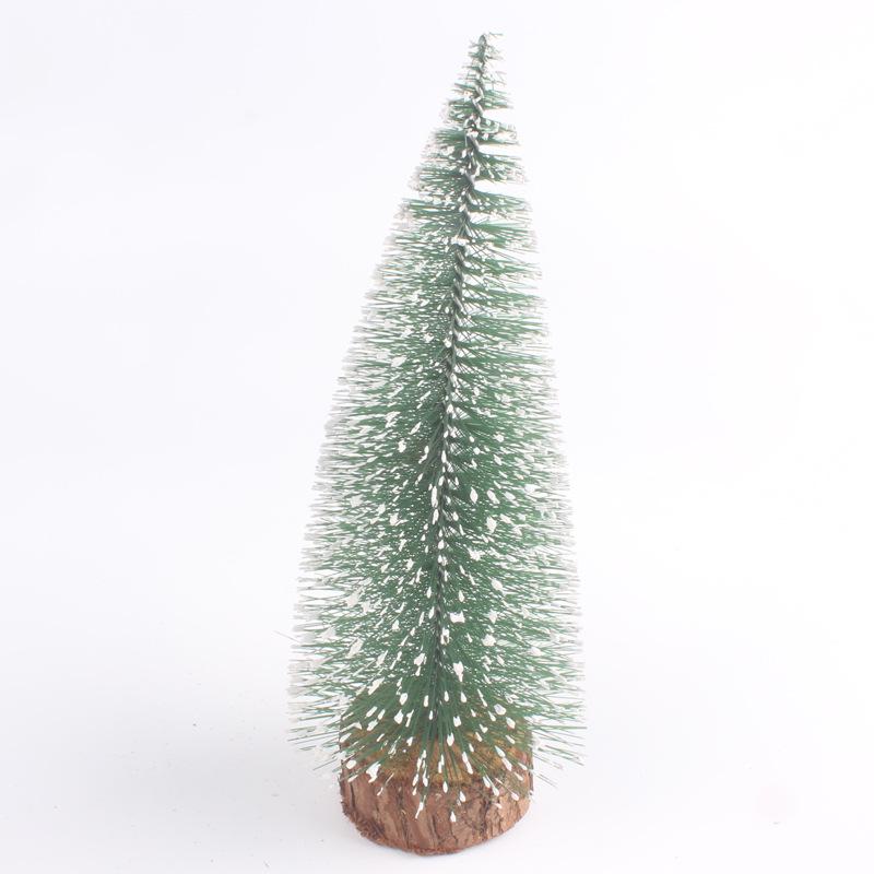 Mini Christmas Tree Desktop Decoration DIY Pine Needle Christmas Decorations Christmas Tinted White Cedar Small Christmas Tree