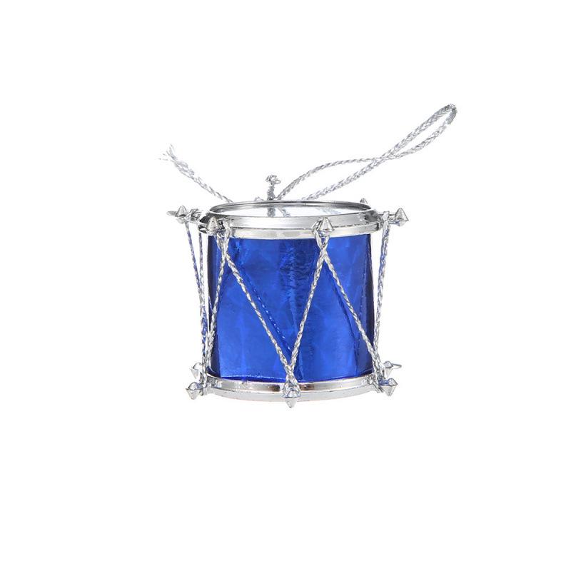 Christmas Laser Small Drum Ornaments - Decorative Props for Holiday Scenes & Photography