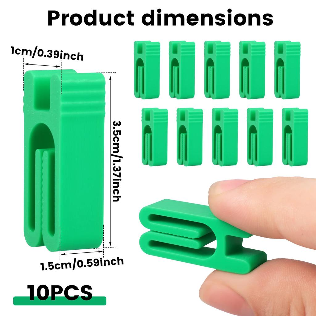 10 Pcs Food Sealing Clips Snack Bag Plastic Sealer Clip Reusable Moisture Proof and Leak Proof for Snack Keep Food Fresh