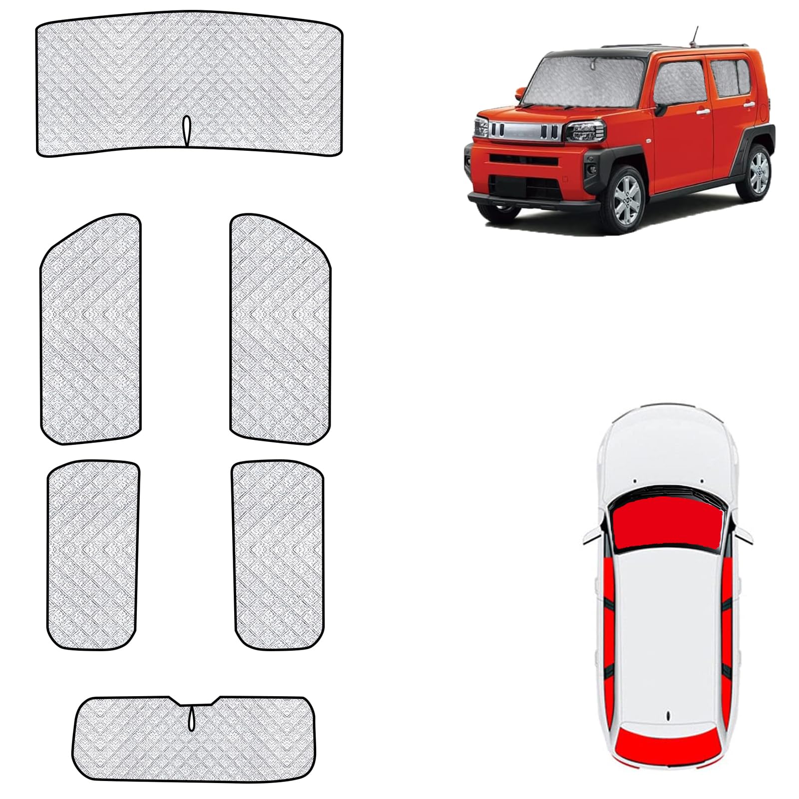 

Daihatsu Taft LA900 910S Тип, Ночевка в машине, Шторки Daihatsu Taft, Ночевка в машине, Compatible with Daihatsu LA900 серебряный