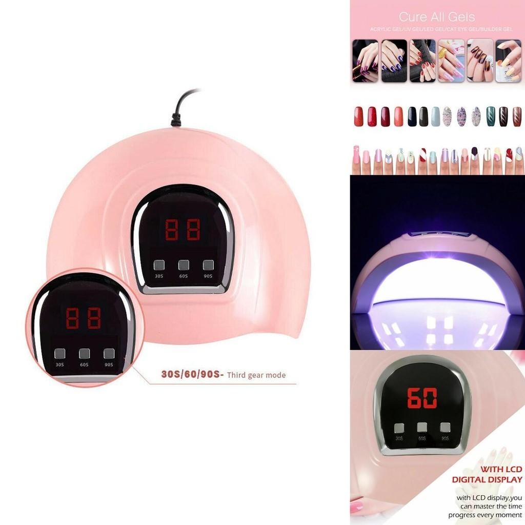 Professional 54w Nail Polish Dryer Lamp With 18 Led Uv Gel Acrylic Curing Light