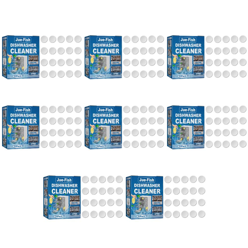 1-10pack Dishwasher Cleaner Strong Oil Stain Removal Descaling Detergent Tablets Kitchen Cleaning Tools Dishwasher Cleaning