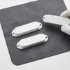 Universal White Plastic Guitar Pickup Cover ABS Texture Perfect for Most Standard Electric Guitars for Easy Installation