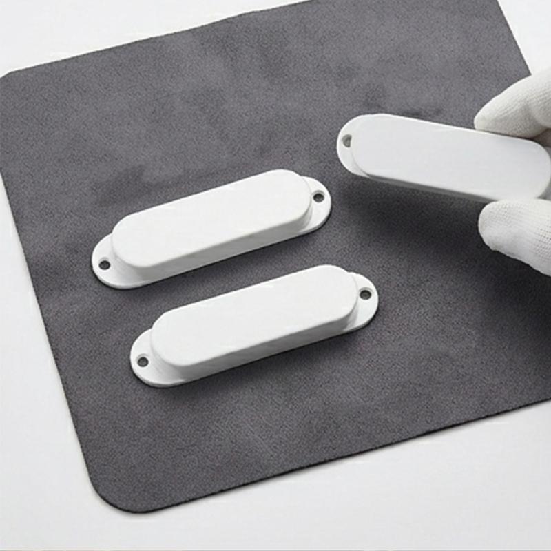 Universal White Plastic Guitar Pickup Cover ABS Texture Perfect for Most Standard Electric Guitars for Easy Installation