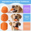 6Pieces Pet Finger Toothbrush for Training Teething Cleaning Dog Toothbrushes Cleaning Massager Dental Care