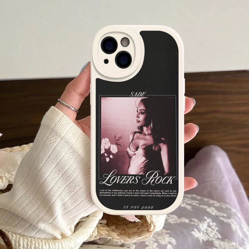 

Singer Sade Adu For IPhone 16 15 14 16E 13 12 11 Pro Max Plus Phone Leather Case iphone 12