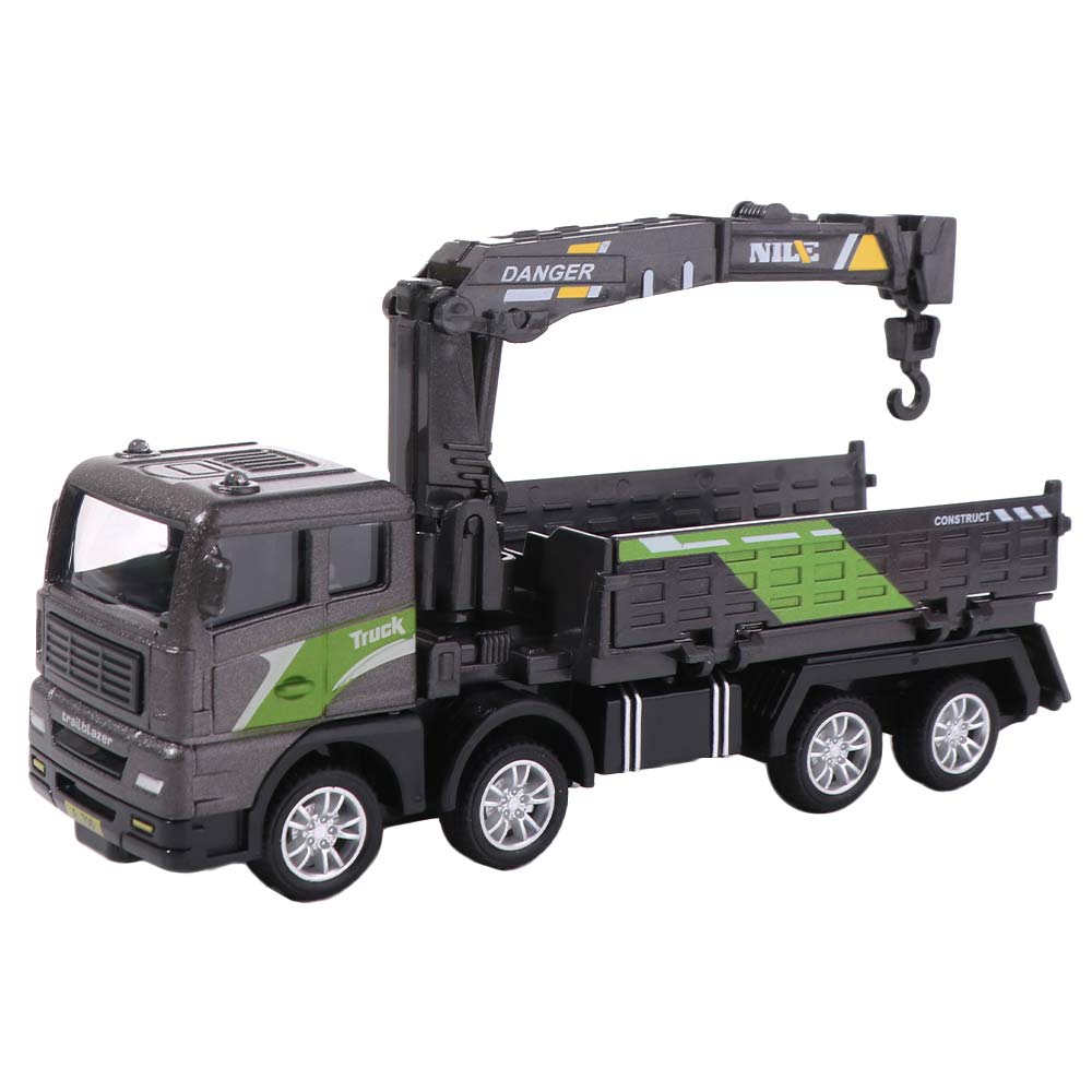 Zinc Zinc Alloy Diecast Crane Truck Toys Bulldozer Forklift Vehicle Excavator Engineering Car Model Boys Toy